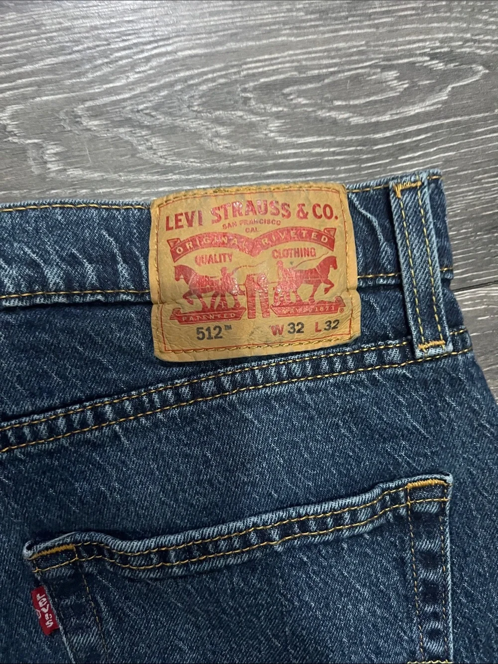 Levi's Slim Straight Dark Blue Men's Jeans